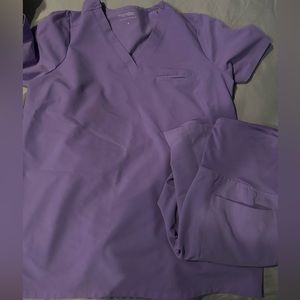 Mandala maternity scrub set- lavender